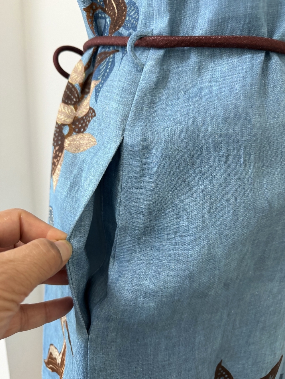 ALEMAIS Georgie printed linen midi dress - Picture 10 of 13
